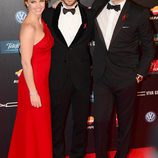 Genoveva Casanova, Marc Clotet y Miguel Bosé en la gala contra el Sida 2013