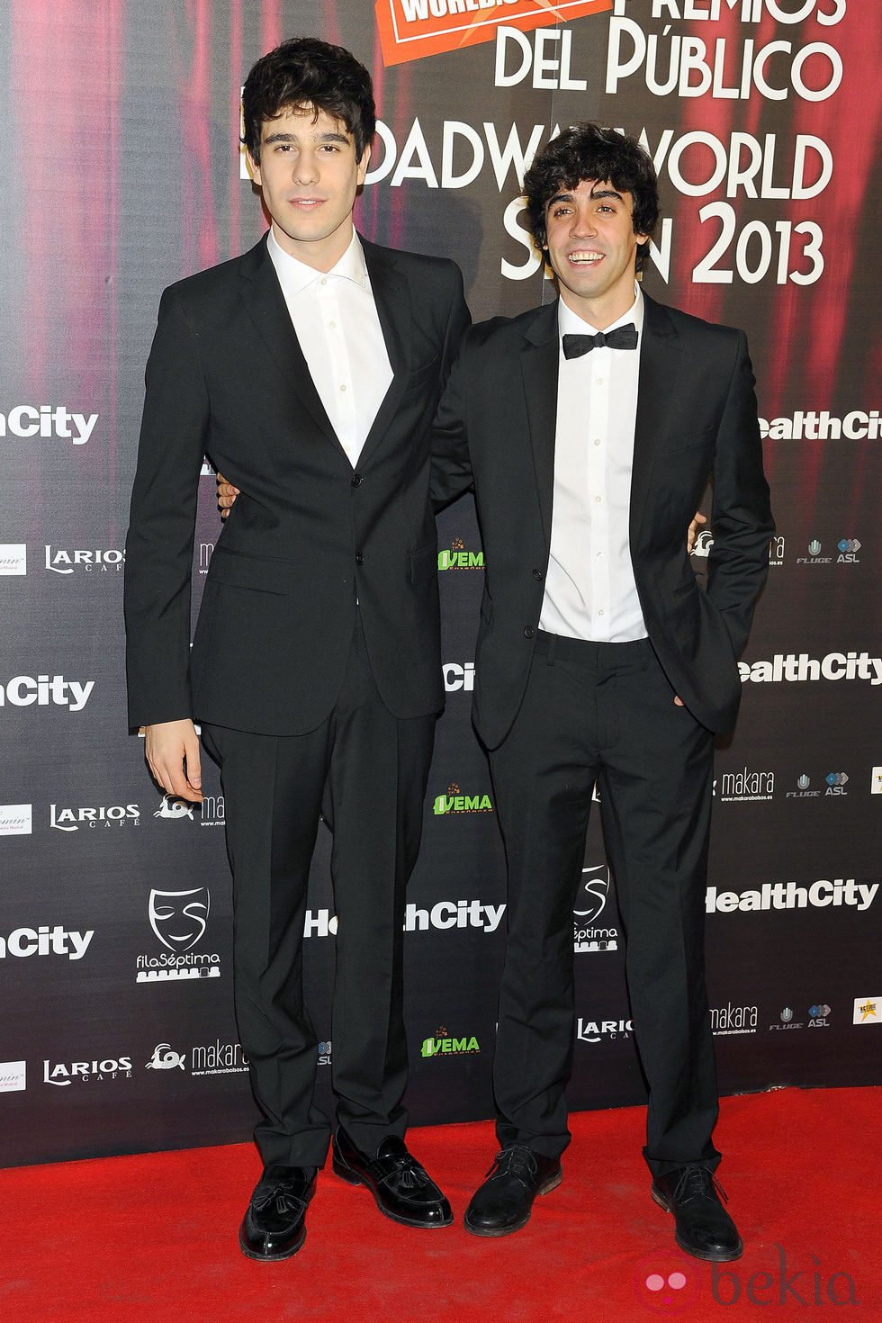 Javi Calvo y Javier Ambrossi en los Premios Público Broadway Spain 2013