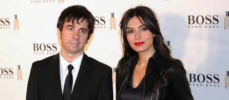 Marta Fernández y Eduardo Chapero-Jackson en el 15 aniversario de 'Boss Bottle' en Madrid