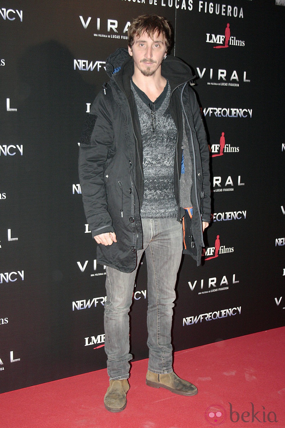 Iván Massagué en el estreno de 'Viral'