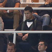 Cristiano Ronaldo e Irina Shayk, espectadores del partido Real Madrid-Valladolid