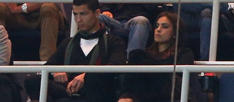 Cristiano Ronaldo e Irina Shayk, espectadores del partido Real Madrid-Valladolid