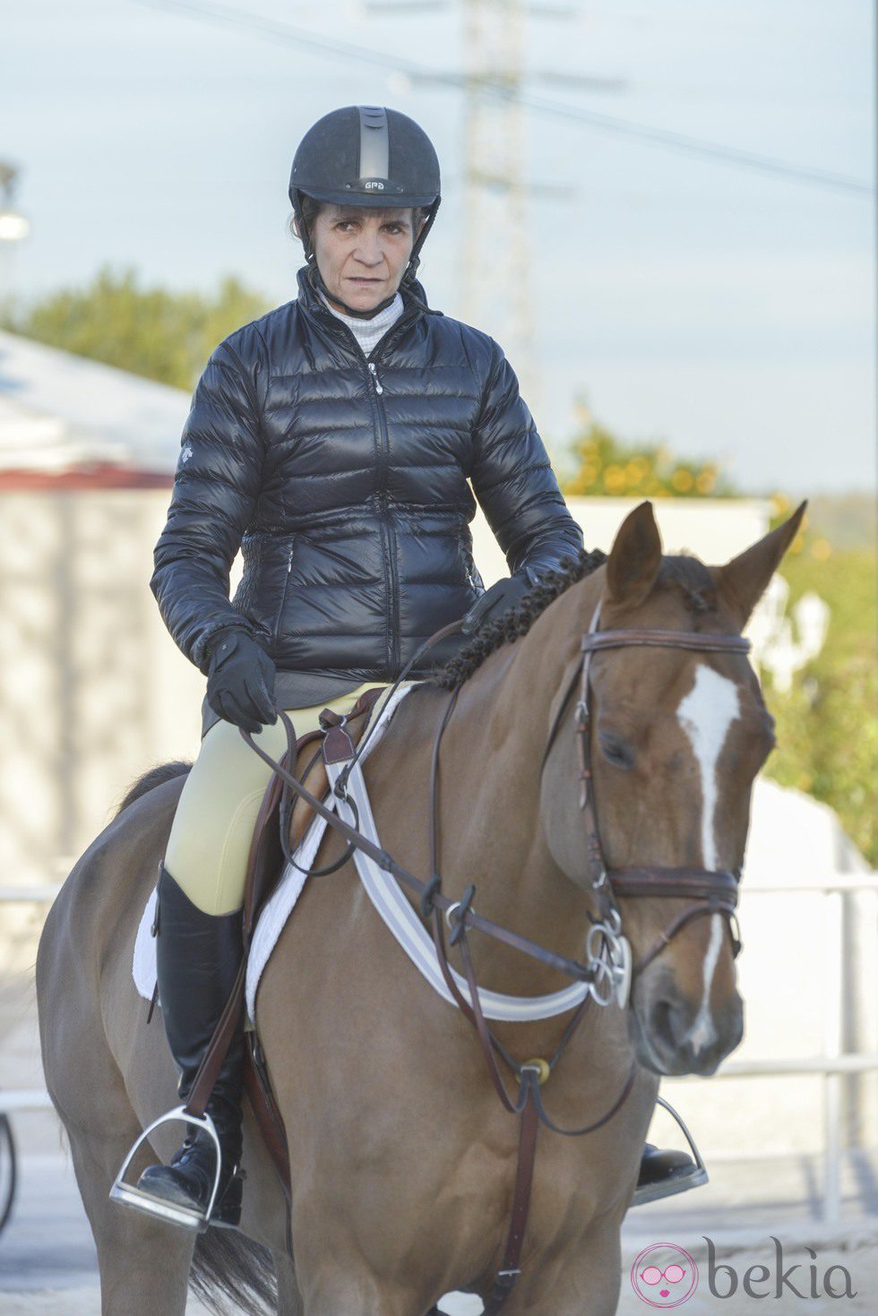 La Infanta Elena en el Concurso Nacional de Saltos de Badajoz