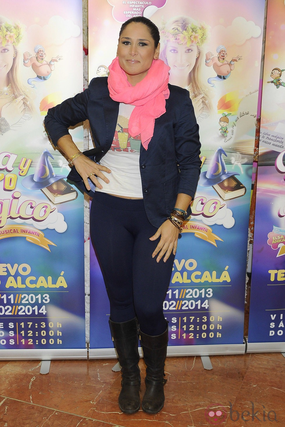 Rosa López en el estreno del musical 'Gisela y el cuento mágico'