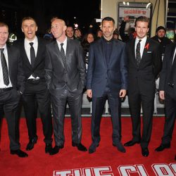 David Beckham y sus compañeros protagonistas de 'The Class of '92'