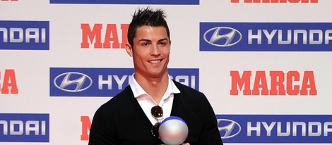 Cristiano Ronaldo en la entrega de los Premios Marca 2013