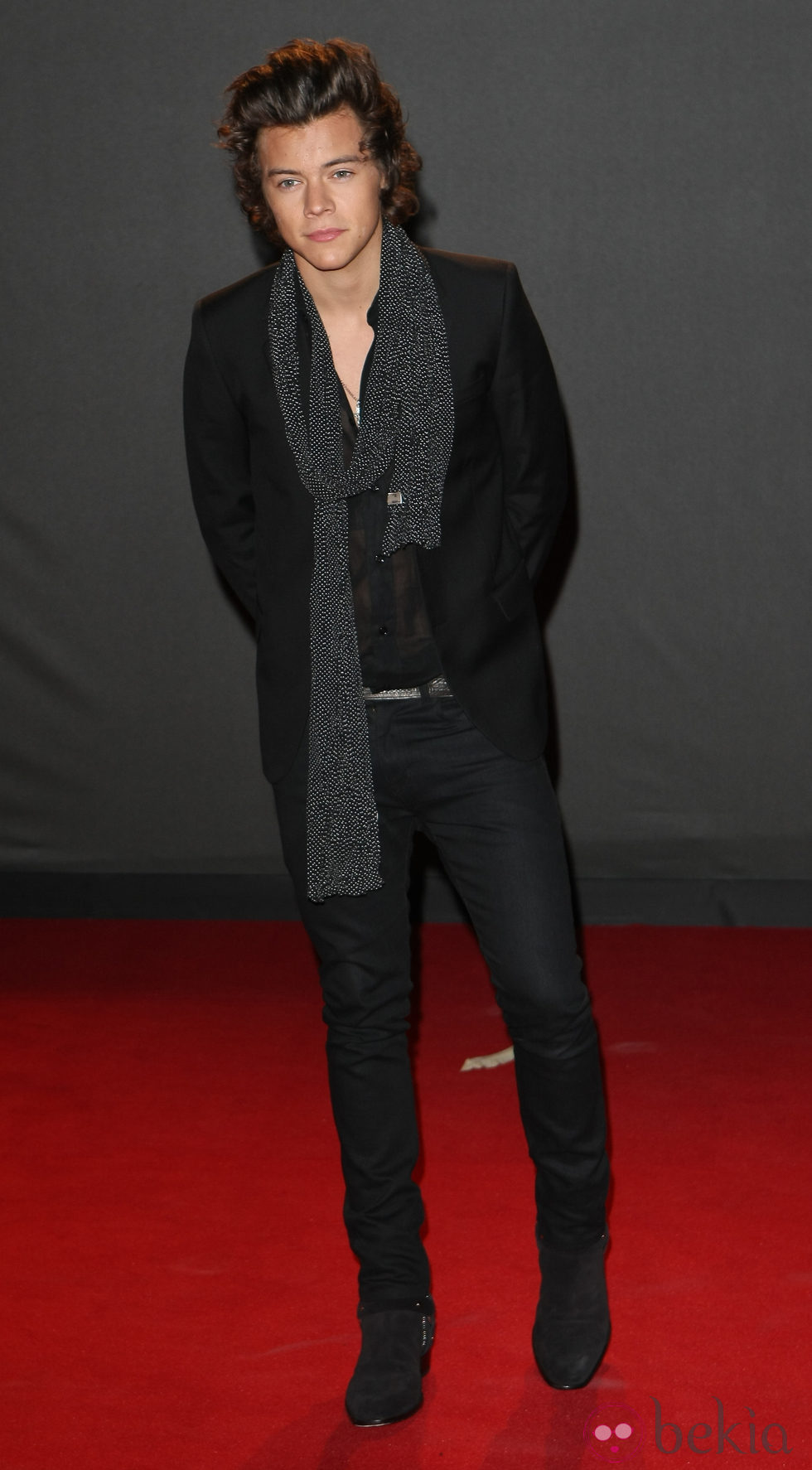 Harry Styles en los British Fashion Awards 2013