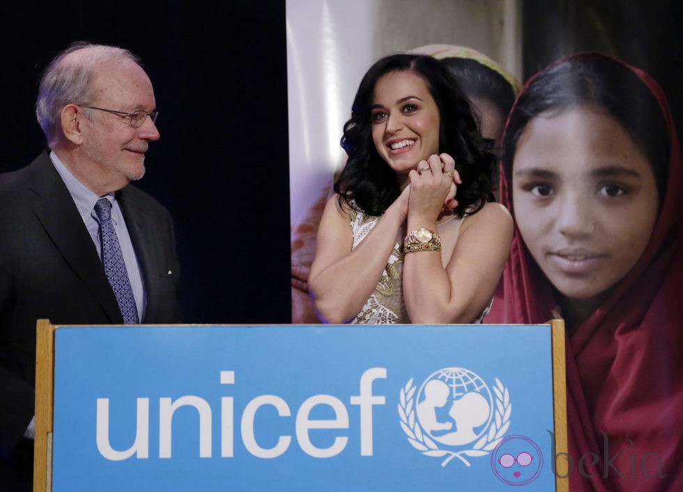 Katy Perry, muy feliz tras ser nombrabada embajadora de Buena Voluntad de Unicef