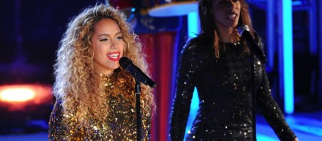 La cantante Leona Lewis en Rockefeller Center