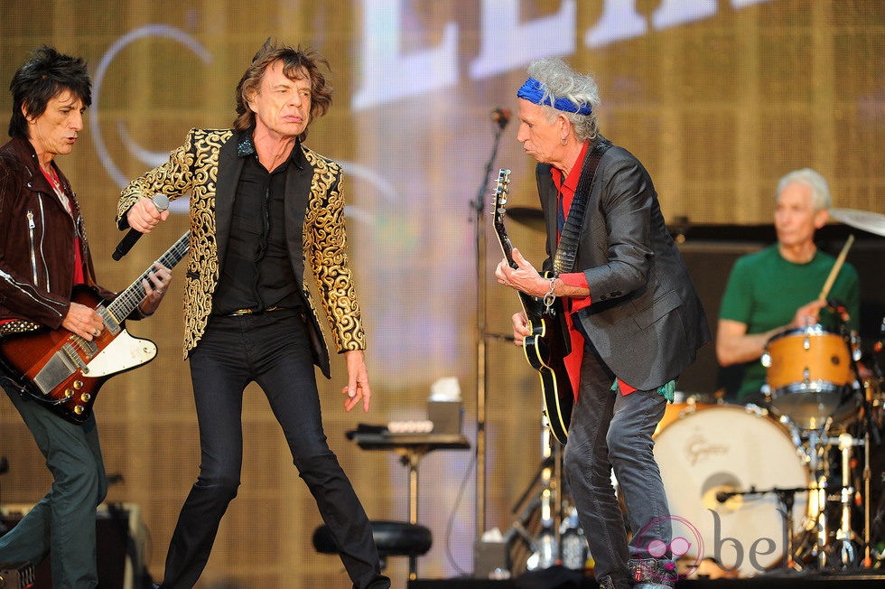 The Rollings Stones en un concierto