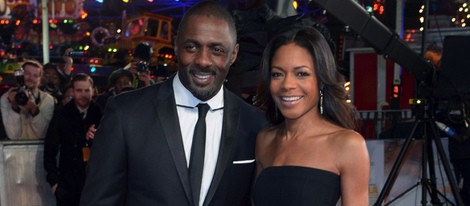 Idris Elba y Naomie Harris en la premiere de 'Mandela, del mito al hombre' en Londres