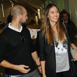 Helen Lindes y Gonzalo Miró tras posar junto a los caballos del SICAB 2013 en Sevilla