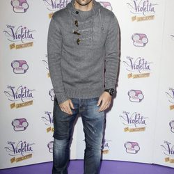 David Villa en el concierto de Violetta en Madrid