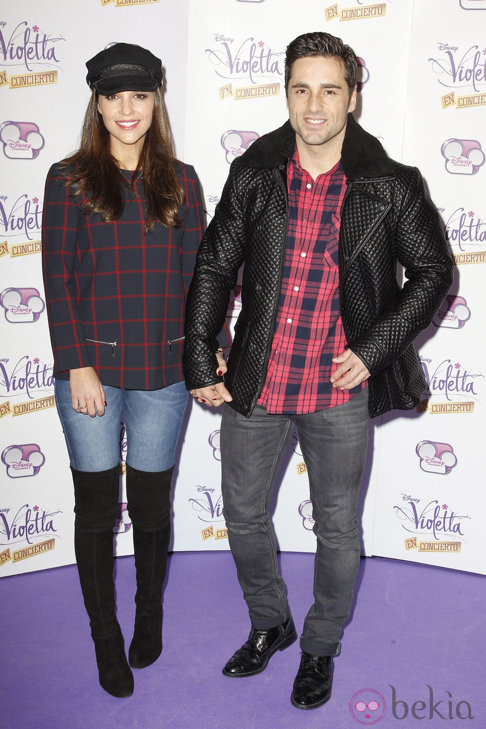 Paula Echevarría en el concierto de Violetta en Madrid