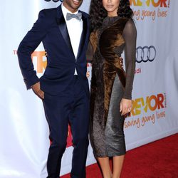 Big Sean y Naya Rivera en la Gala Trevor 2013