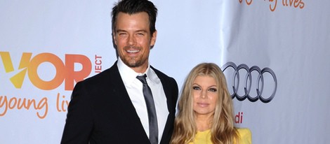 Josh Duhamel y Fergie en la Gala Trevor 2013