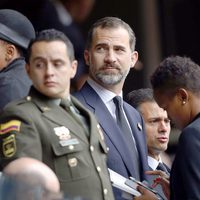 El Príncipe Felipe en el funeral de Nelson Mandela