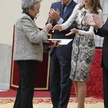 La Princesa Letizia entrega a Amparo Baró la Medalla de Oro al Mérito en las Bellas Artes 2012