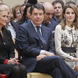 Cristina Cifuentes, Ignacio González y la Princesa Letizia en la entrega de las Medallas de Oro de las Bellas Artes