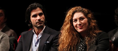 Javier Conde y Estrella Morente en la presentación de 'Morente más Morente'