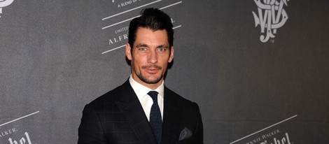 David Gandy en una fiesta organizada por la bebida Johnnie Walker en Madrid