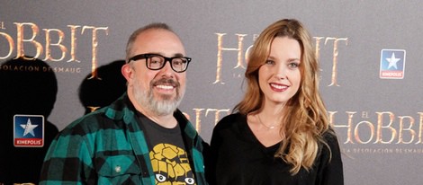 Álex de la Iglesia y Carolina Bang en el estreno de 'El Hobbit: La desolación de Smaug' en Madrid