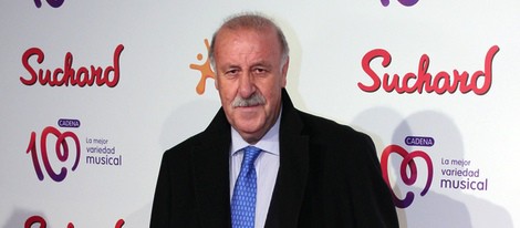 Vicente del Bosque en los Premios Pie Derecho 2013 de Cadena 100