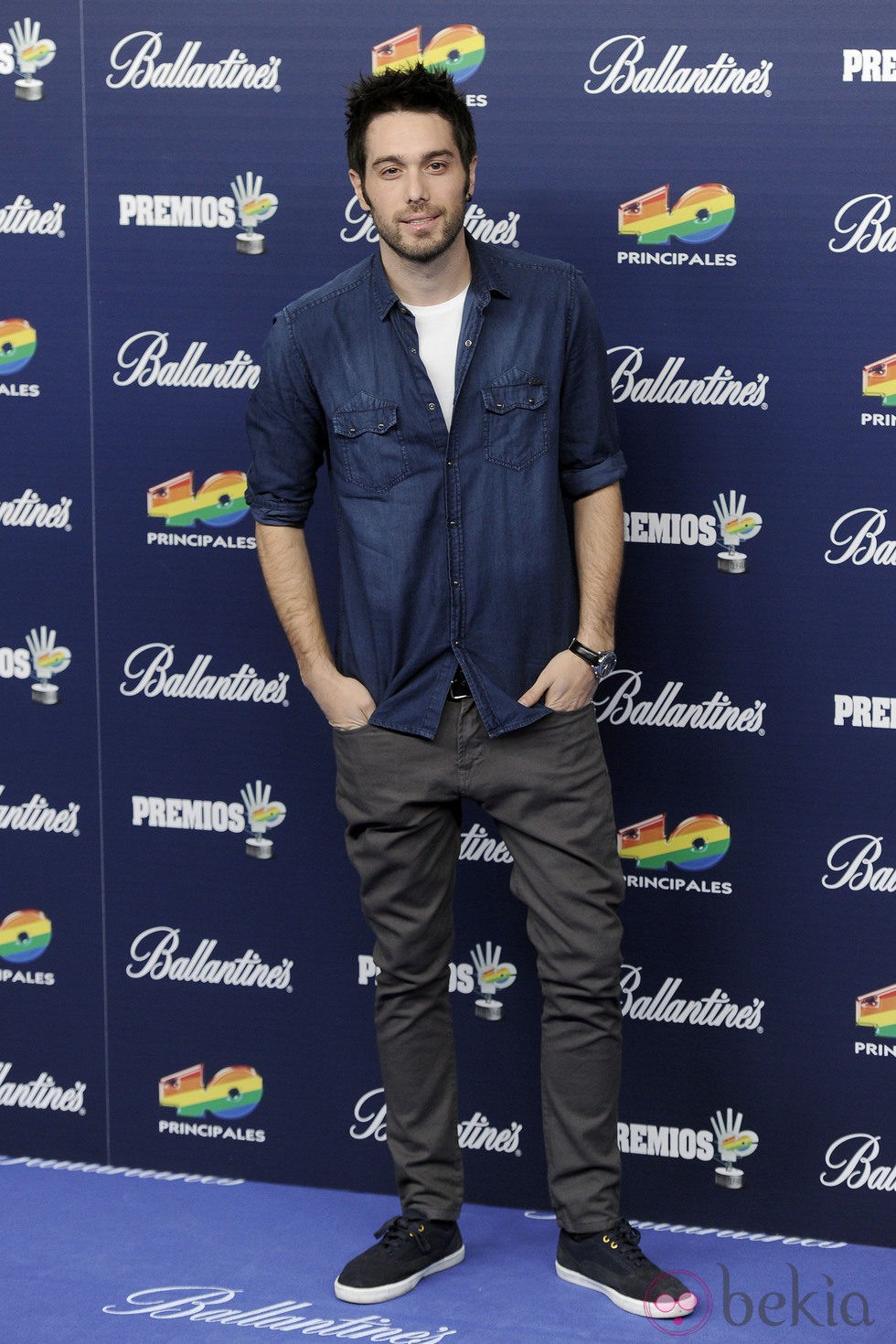 Dani Martínez en los Premios 40 Principales 2013