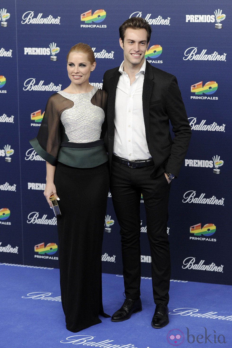 Soraya y Miguel Herrera en los Premios 40 Principales 2013