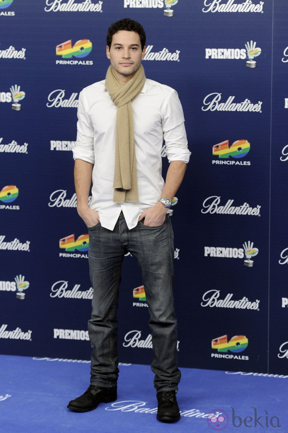 Álex Martínez en los Premios 40 Principales 2013