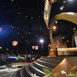 Escenario donde se celebró el funeral de Nelson Mandela en Qunu