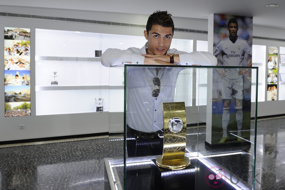 Cristiano Ronaldo en la inauguración de su museo en Fuchal, Madeira