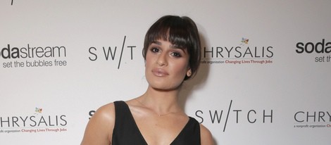 Lea Michele en un acto benéfico organizado por la asociación Chrysalis