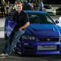 Paul Walker con el Nissan Skyline en 'A todo gas 4'