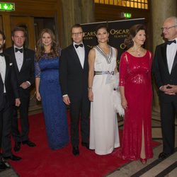 La Familia Real sueca en el homenaje celebrado con motivo del 70º cumpleaños de la monarca