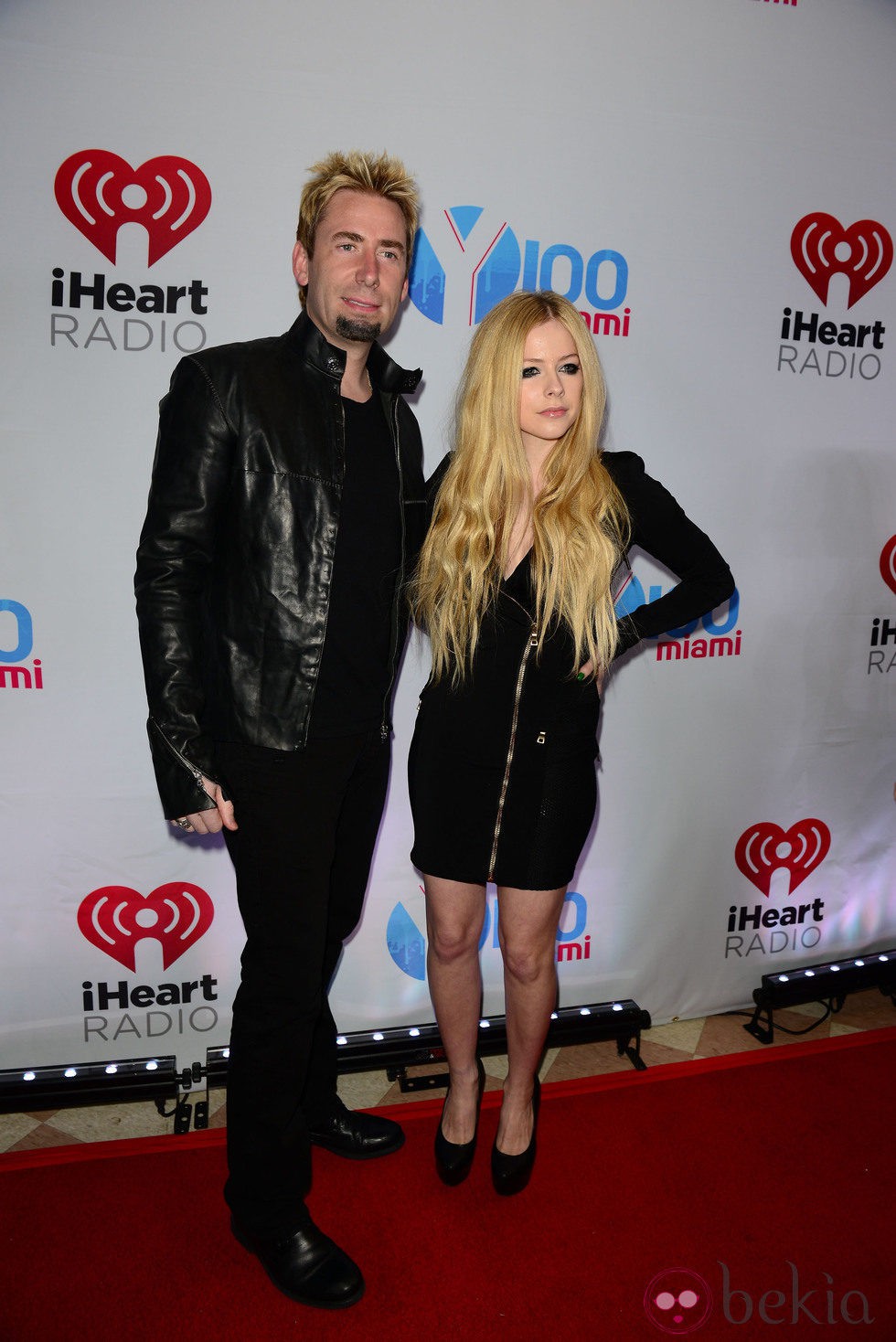 Avril Lavigne y Chad Kroeger en el Jingle Ball 2013 en Florida