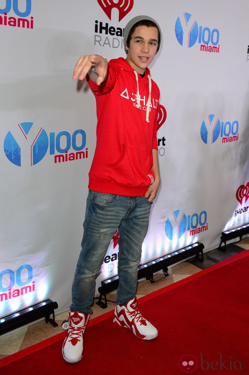 Austin Mahone en el Jingle Ball 2013 en Florida