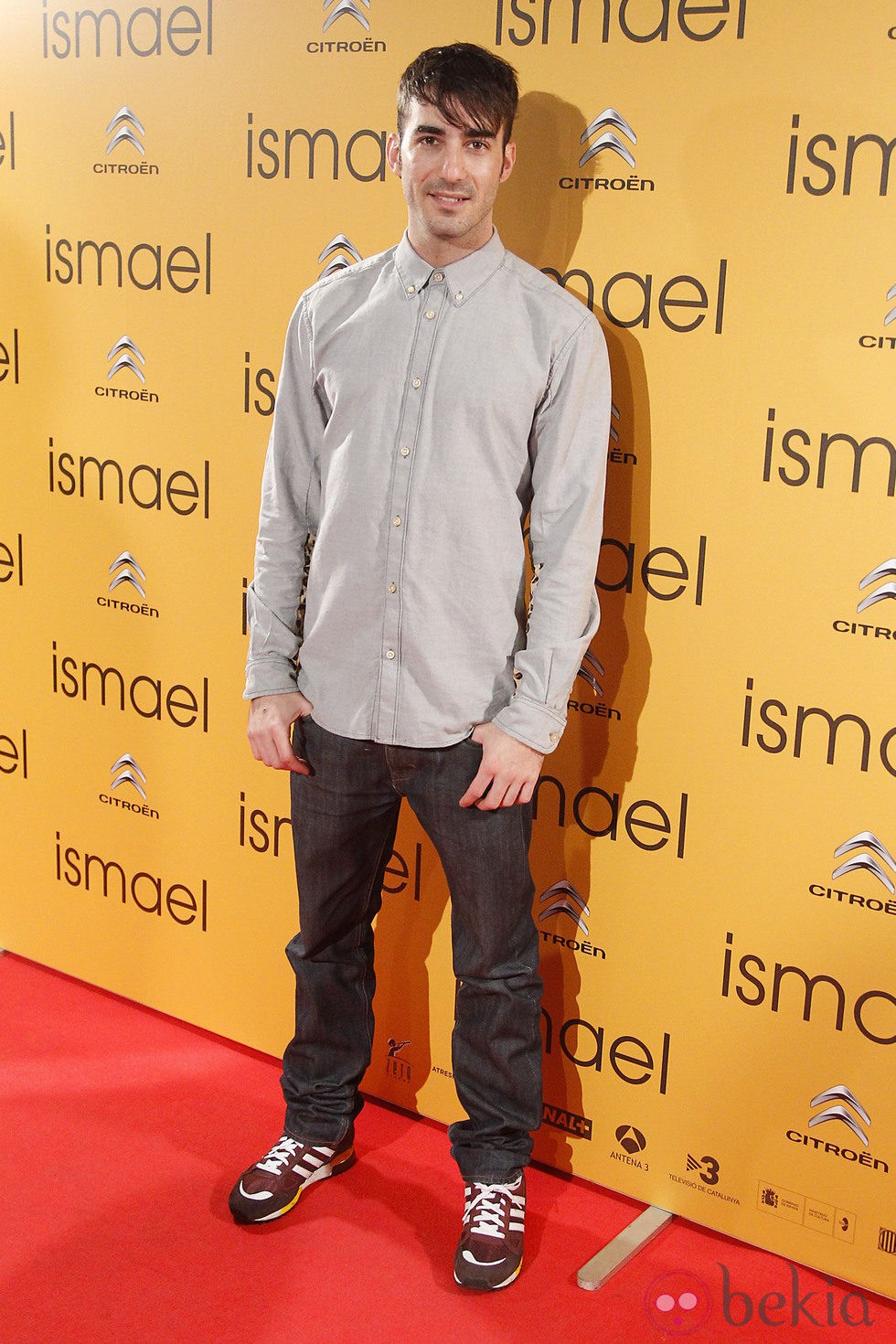 Israel Rodríguez en el estreno de 'Ismael'