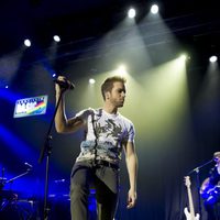 Pablo Alborán durante su concierto en Madrid antes de Navidad