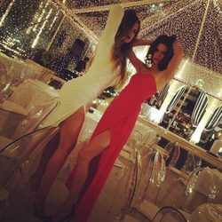 Khloe Kardashian y Kendall Jenner en Nochebuena