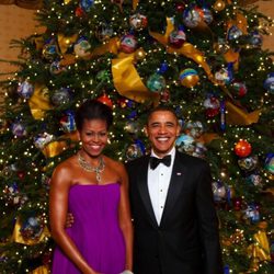 Barack y Michelle Obama felicitan la Navidad 2013