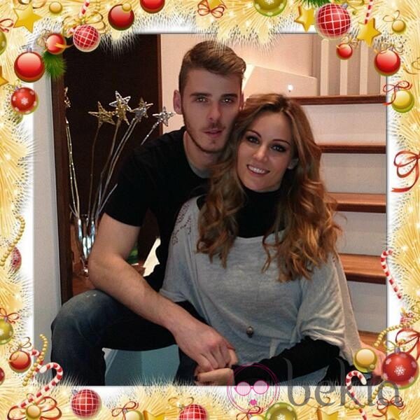 Edurne y David de Gea felicitan la Navidad 2013