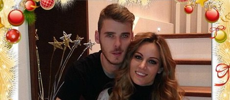 Edurne y David de Gea felicitan la Navidad 2013