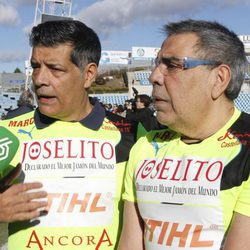 Los Chunguitos durante el partido solidario toreros vs artistas celebrado en Getafe