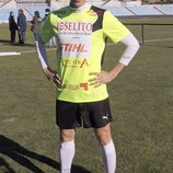 Victor Janeiro durante el partido solidario toreros vs artistas celebrado en Getafe