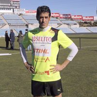 Victor Janeiro durante el partido solidario toreros vs artistas celebrado en Getafe