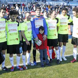 Equipo de los toreros en el partido solidario toreros vs artistas celebrado en Getafe