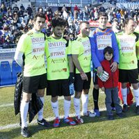 Equipo de los toreros en el partido solidario toreros vs artistas celebrado en Getafe