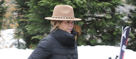 Cristina Valls Taberner luce embarazo entre la estampa invernal de Baqueira Beret