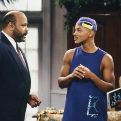 James Avery, Will Smith y Janet Hubert en 'El Príncipe de Bel Air'